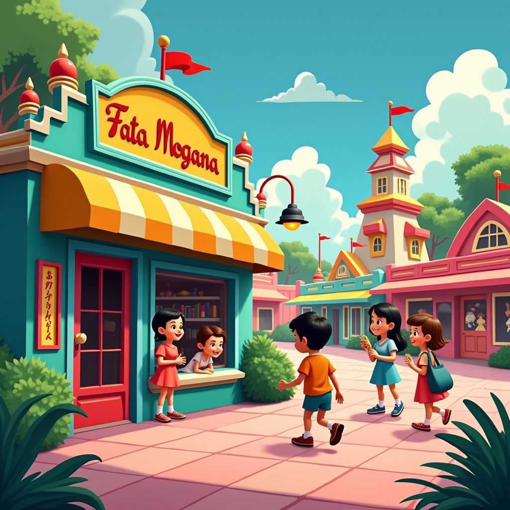 When souvenir displays speak: AI brings Fata Morgana merchandising to life