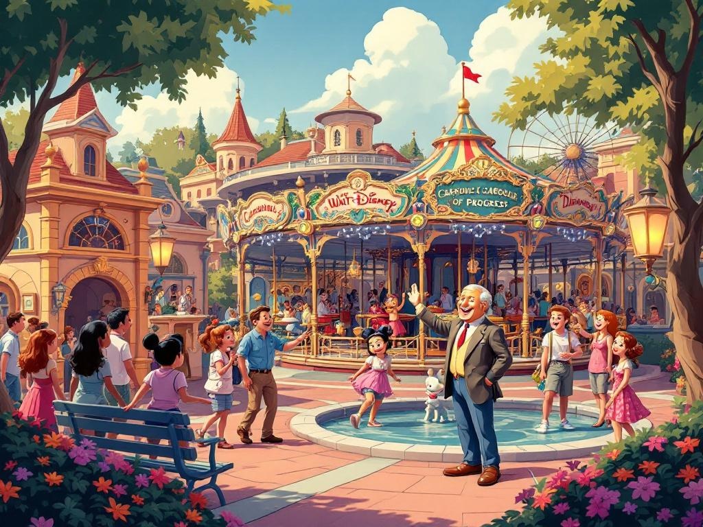 Walt Returns: Audio-Animatronic Walt Added to Carousel of Progress